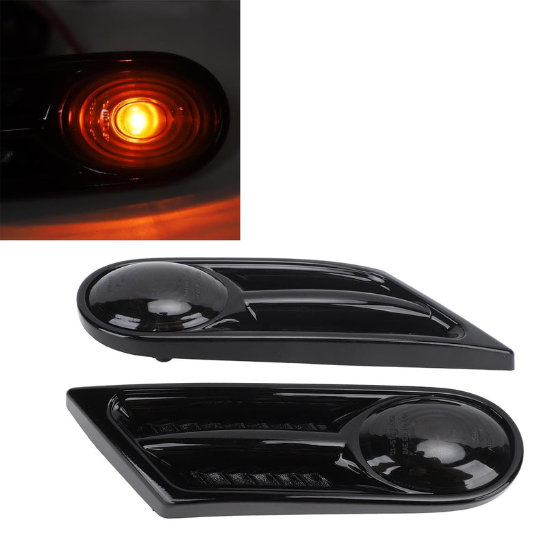 Clear Side Indicator 09102166‑1670009 Compatible with Mini R56 R57 Coupe R58 Roadster R59 Transparent Side Marker Light Replacement
