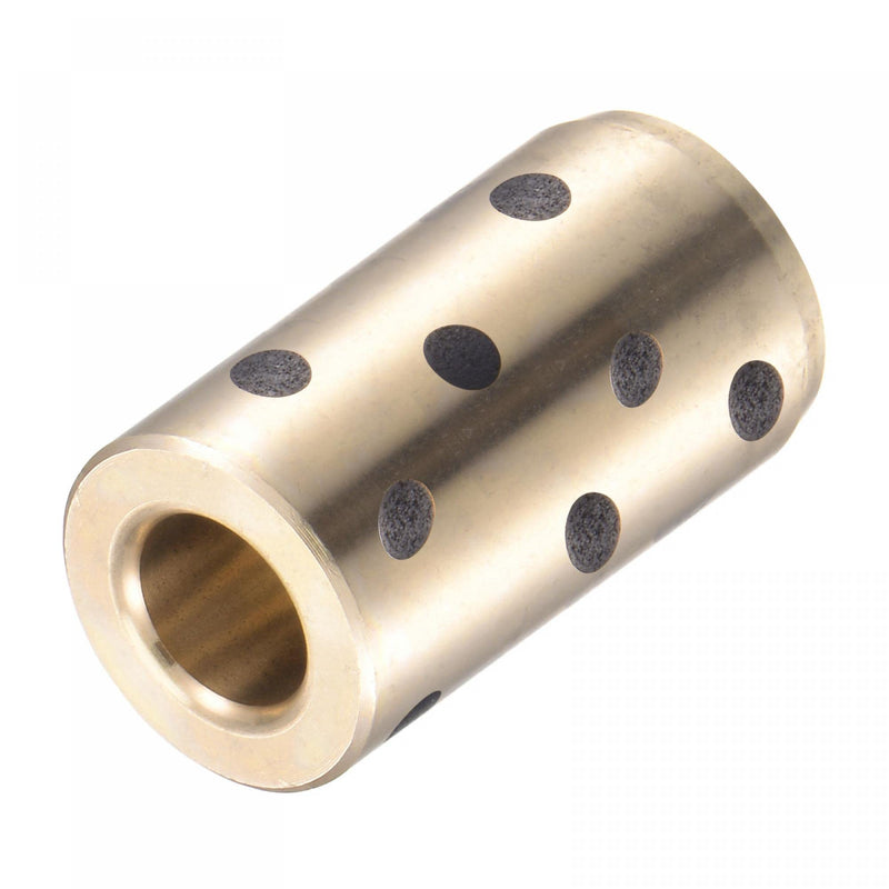 [Australia - AusPower] - uxcell Sleeve Bearings 8mm Bore 15mm OD 45mm Length Wrapped Oilless Bushings Brass Graphite 2pcs 8x15x45mm 
