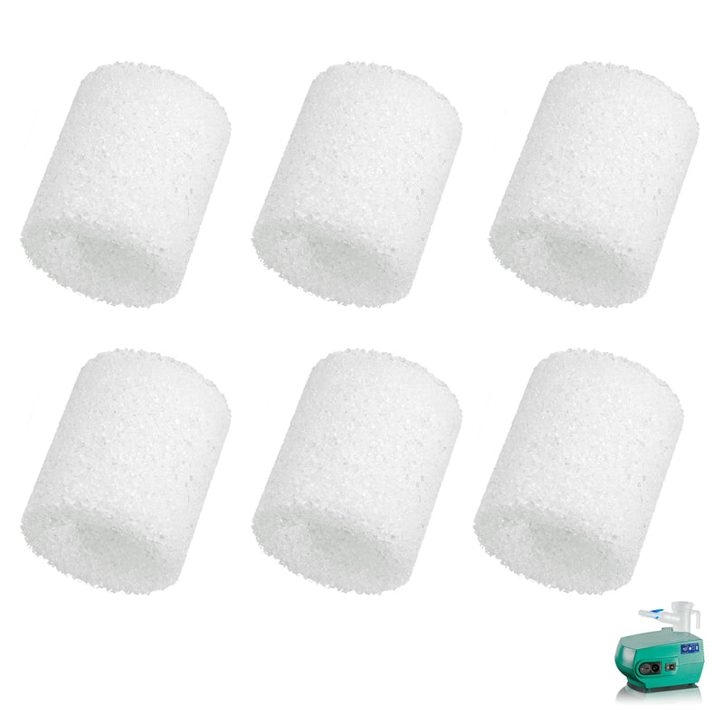 [Australia - AusPower] - Nebulizer Filter Compatible with PARI Vios Nebulizer Compressors, Ultra II, Trek, Trek S, Nebulizer Compressor Air Filter (6 Pieces) 