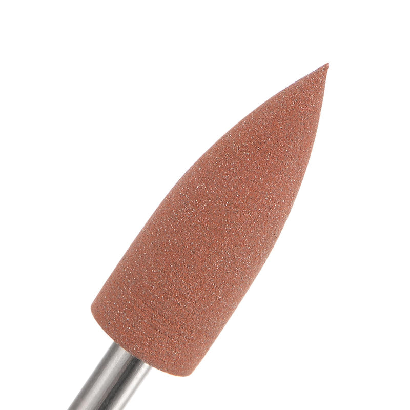 sourcing map Pack of 12 Sanding Pins 6 mm, Grit 80 Grinding Attachment | Pointed Handle Diameter 2.35 mm Professional Polishing Accessories for Grinding, Polishing, Cordless Screwdriver, Brown