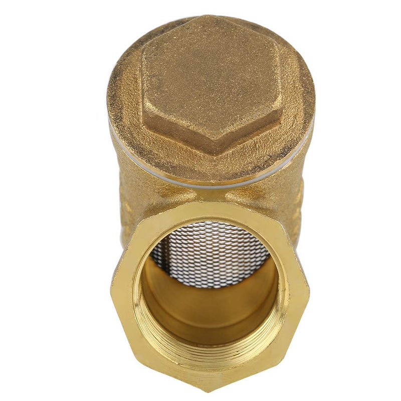 [Australia - AusPower] - Akozon Y Shaped Filter Ball Valve 1/2 Inch BSPP Female Thread Y Shaped Three Way Brass Strainer Filter Valve Connection for Water Oil Separation 