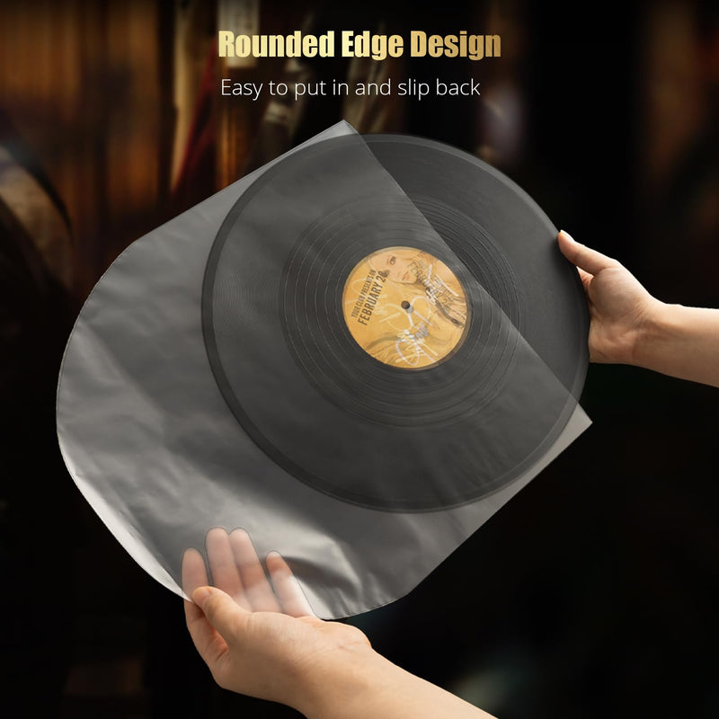 [Australia - AusPower] - 12 Inch Vinyl Record Sleeves Inner, Vinyl Sleeves Vinyl Record Inner Sleeves, Anti Static Round Bottom Vinyl Protective Sleeves - Ensure Your LP Collection Receives the Right Protection 30PCS 30 Pcs 