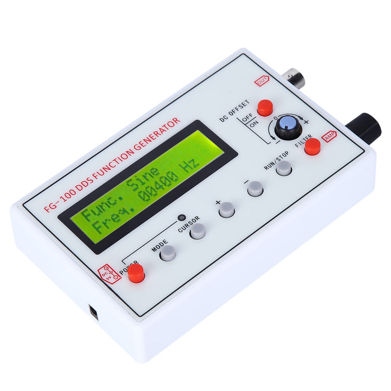 [Australia - AusPower] - FG-100 DDS Function Sine/Rectangle/Triangle/Sawtooth Output Waveform 1HZ-500KHz Counter Signal Source Generator Meter 