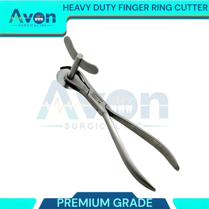 [Australia - AusPower] - 6in Heavy Duty Finger Ring Cutter First-Aid Ring Band Cutter, Fire Rescue, Jewelers Tool with Finger Guard & Disc Blade Cutter | German Stainless Steel 