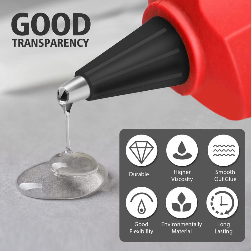 [Australia - AusPower] - LIVOWALNY Mini Hot Glue Gun Sticks, 20 PCS 5.9" Length 0.27" Diameter Hot Melt Glue Gun Sticks, Hot Glue Adhesive - Compatible with Most Glue Guns for Kids Adults DIY Sealing Repairing 20pcs Glue Gun Sticks 