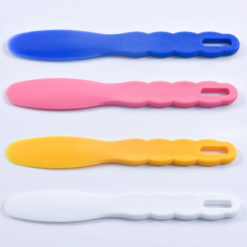 3 flexible rubber mixing bowls, gum plastic spatulas for alginate and plaster materials.