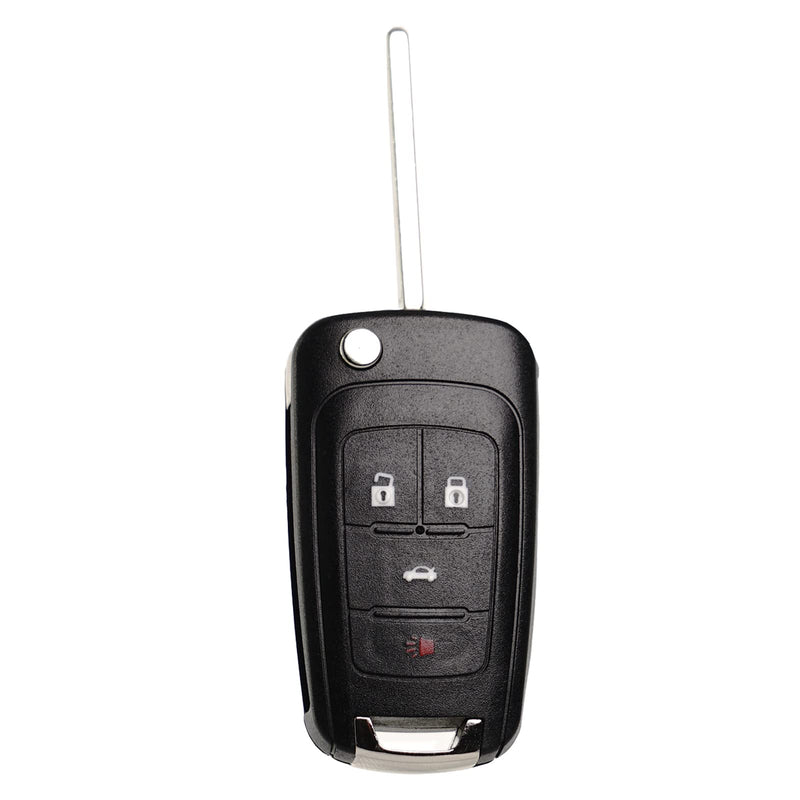 [Australia - AusPower] - Flip Key Fob Remote Replacement Fits for Chevy Cruze Equinox Camaro 2010 2011 2012 2013 2014 2015 2016 Impala 14-2017 2018 2019 Malibu Sonic Buick Regal Verano Encore GMC Terrain Keyless Entry Remote 