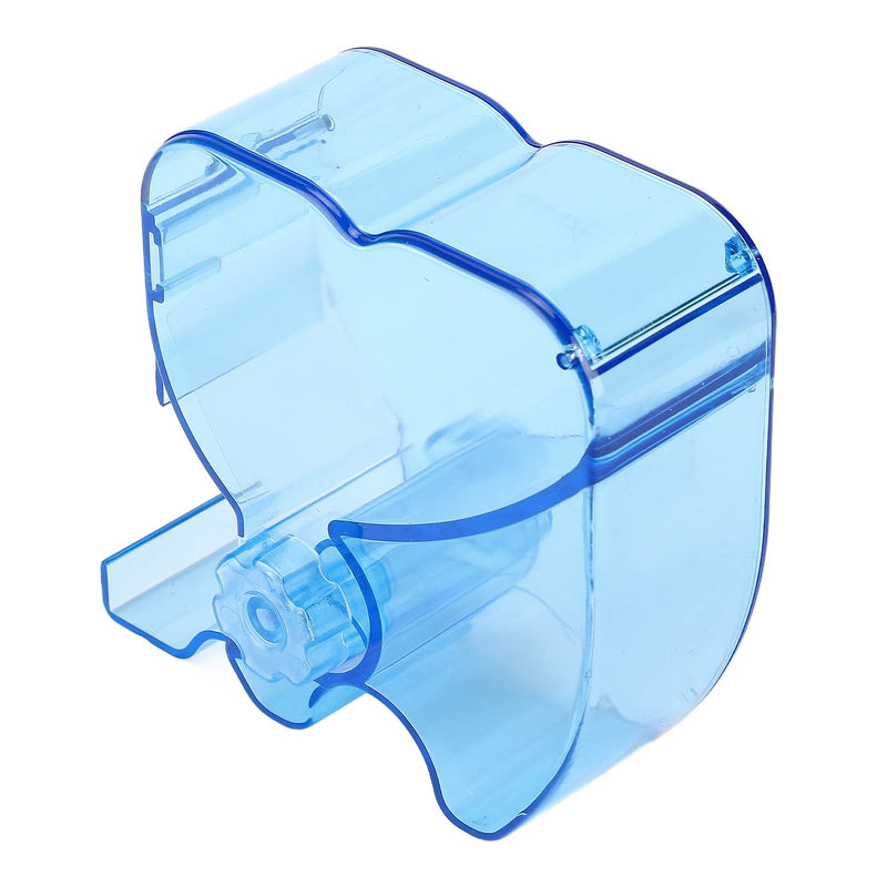 [Australia - AusPower] - YUYTE Cotton Roll Dispenser, Cotton Roll Box, Blue ABS Plastic, Streamlined Design, 
