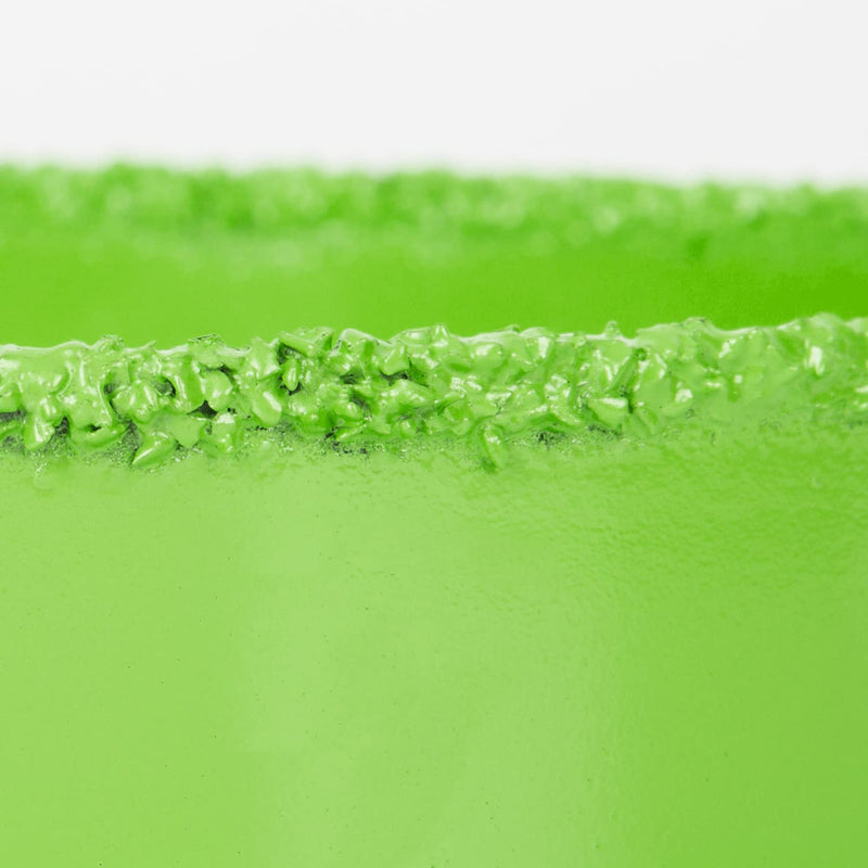6-3/8 Hole Saw for 6" Recessed Lights, Carbide Grit Holes Saw Cutting Plaster Drywall Ceiling Sheetrock, Green 6-3/8"