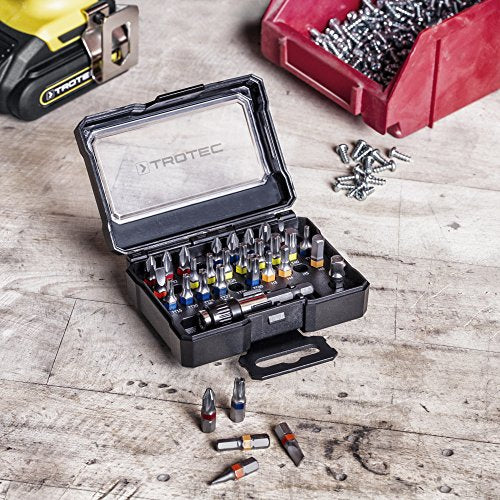 TROTEC PSCS Screwdriver Bit Driver Set 32 Piece Bits