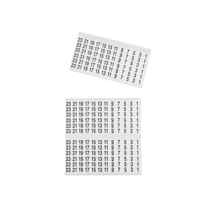 Klein Tools 56250 Wire Marker Book for Cable Management, Electric Panel Organization Wire Label Stickers, Numbered 1-48 1 Count (Pack of 1) Standard