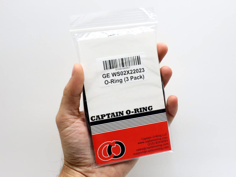 [Australia - AusPower] - Captain O-Ring - Replacement WS02X22023 O-Rings for GE GXWH50M, GXWH70M00 Water Filter Housing (3 Pack) 