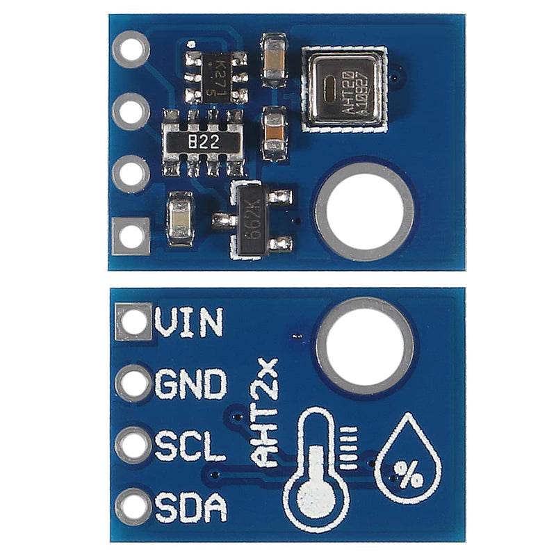 [Australia - AusPower] - 5Pcs AHT20 Digital Temperature and Humidity Sensor Measurement Module I2C Communication 2.0-5.5V High-Precision Prob 