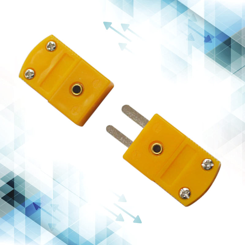 [Australia - AusPower] - 10pcs K-Type Male Female Wire Connectors Plug Thermocouple Temperature Sensors Miniature Socket Cable Connector 