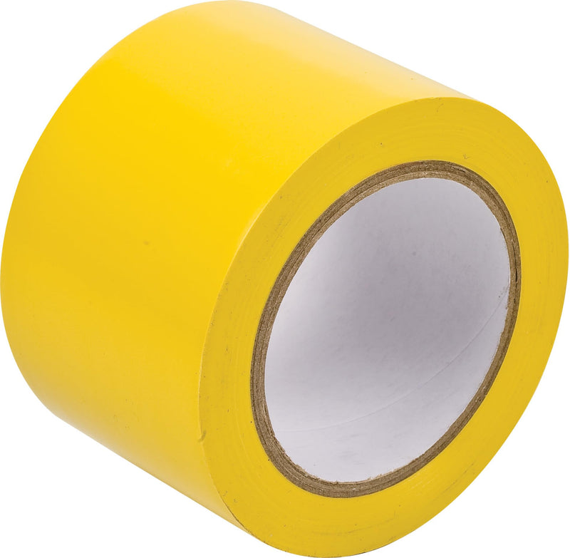 Brady 58250 108' Length, 3" Width, B-725 Vinyl Tape, Yellow Color Aisle Marking Tape