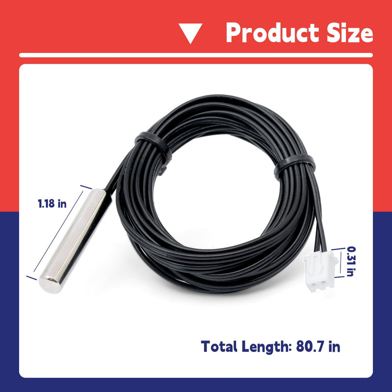 [Australia - AusPower] - 2009853 Thermistor Assembly Compatible with Manitowoc Ice Machine, Temperature Sensor Fixing Either The T3 or T4 Fault 