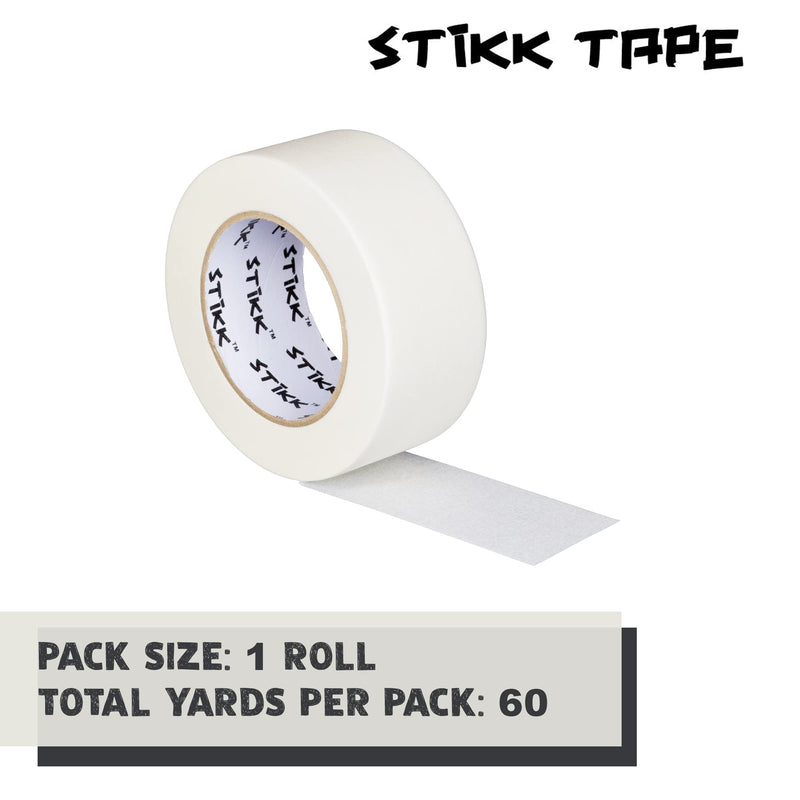 [Australia - AusPower] - STIKK Painters Tape - 1pk White Painter Tape - 2 inch x 60 yards - Paint Tape for Painting, Edges, Trim, Ceilings - Masking Tape for DIY Paint Projects - Residue-Free Painting Tape 2” - 1 Unit 