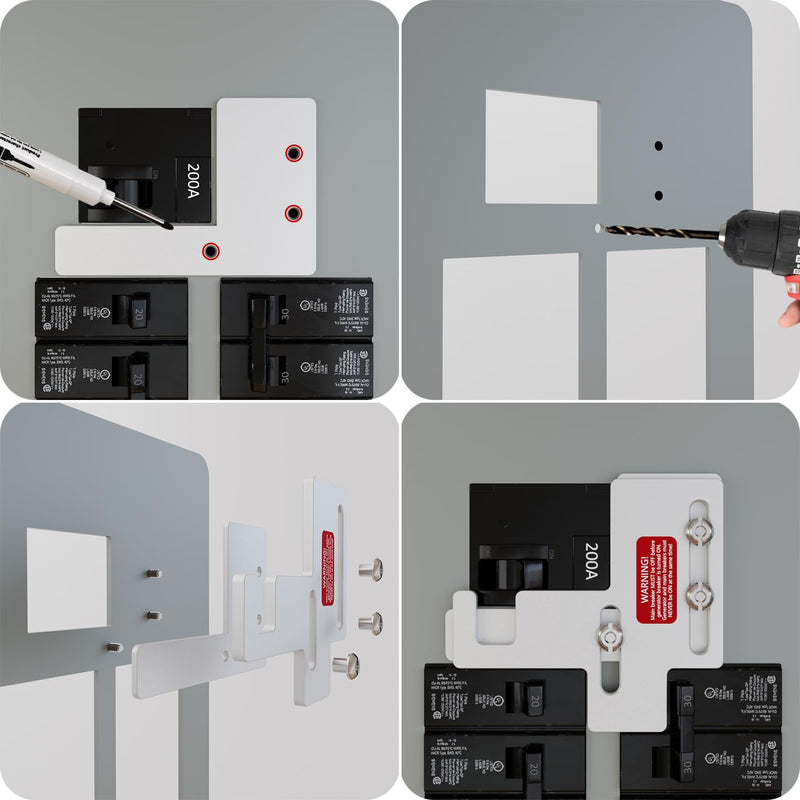 [Australia - AusPower] - Generator Interlock Kits are Compatible with Siemens or Murray 150 or 200 amp Panels. The spacing Between Main and Branch Breakers is 7/8-1 1/4"，Professional Interlock Kit(SIE-P2) SIE-P2 