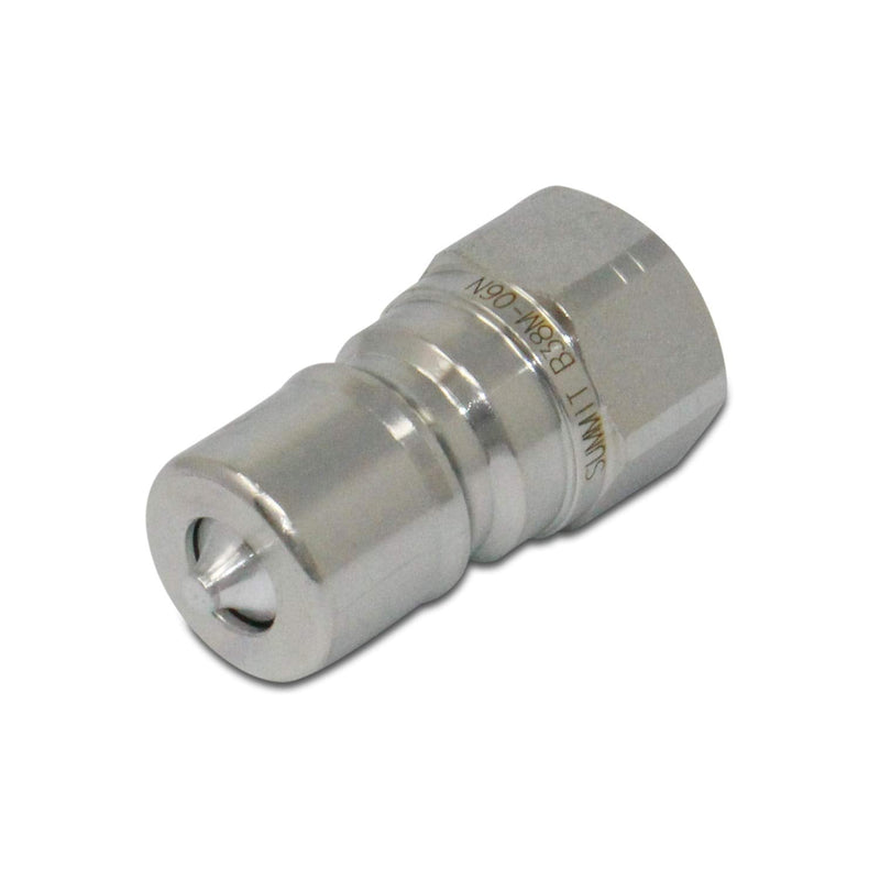 [Australia - AusPower] - Summit Hydraulics 3/8" NPT ISO 7241-B Quick Disconnect Hydraulic Coupling/Coupler Set 