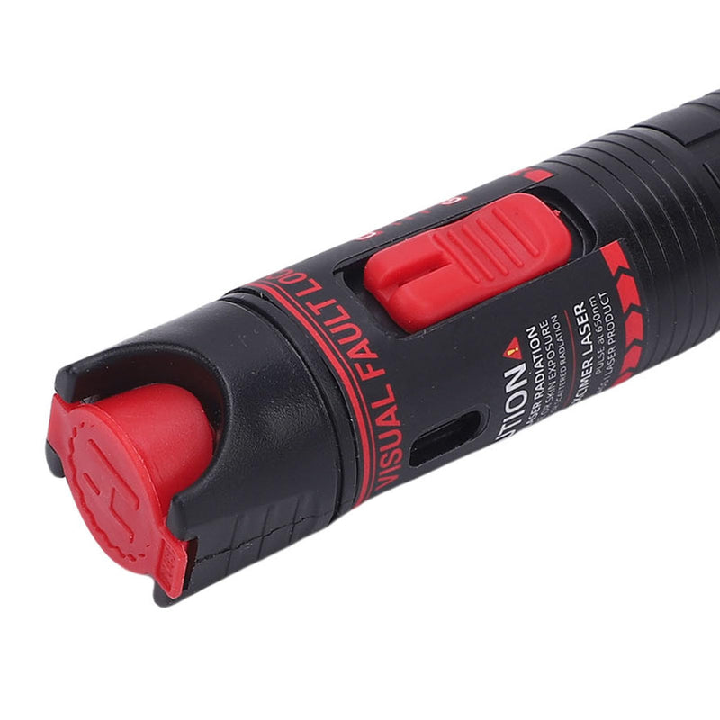 [Australia - AusPower] - Fiber Optic Visual Fault Locator 15KM Universal Connector Rechargeable Light Pen VFL Tester Portable Design for Maintenance and Circuits 