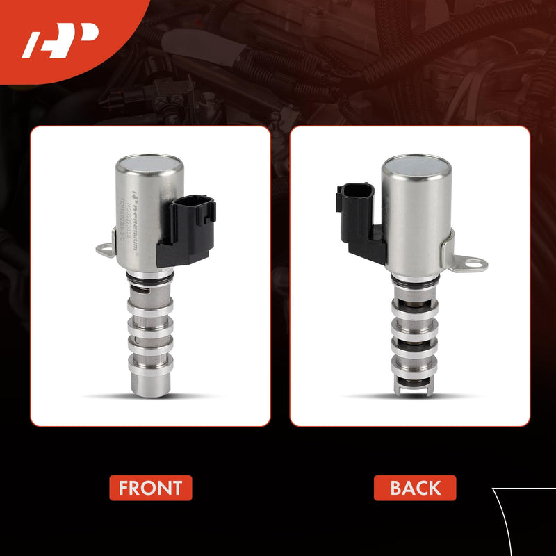 A-Premium 2-PC Engine Variable Valve Timing (VVT) Solenoid Compatible with Infiniti Q50, G25, G35, QX50, Q60, G37, M35, M37, QX70, Q70, Q70L, FX35, FX37, Q40, EX35, EX37 & Nissan 370Z, GT-R, 350Z