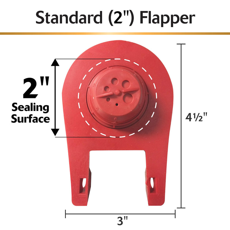 [Australia - AusPower] - Korky Standard 2-inch Complete Toilet Repair Kit, Fixes: Running, Noisy, No/Slow Refill, and No/Weak Flush Toilets, Easy to Install, 4010MP 1 