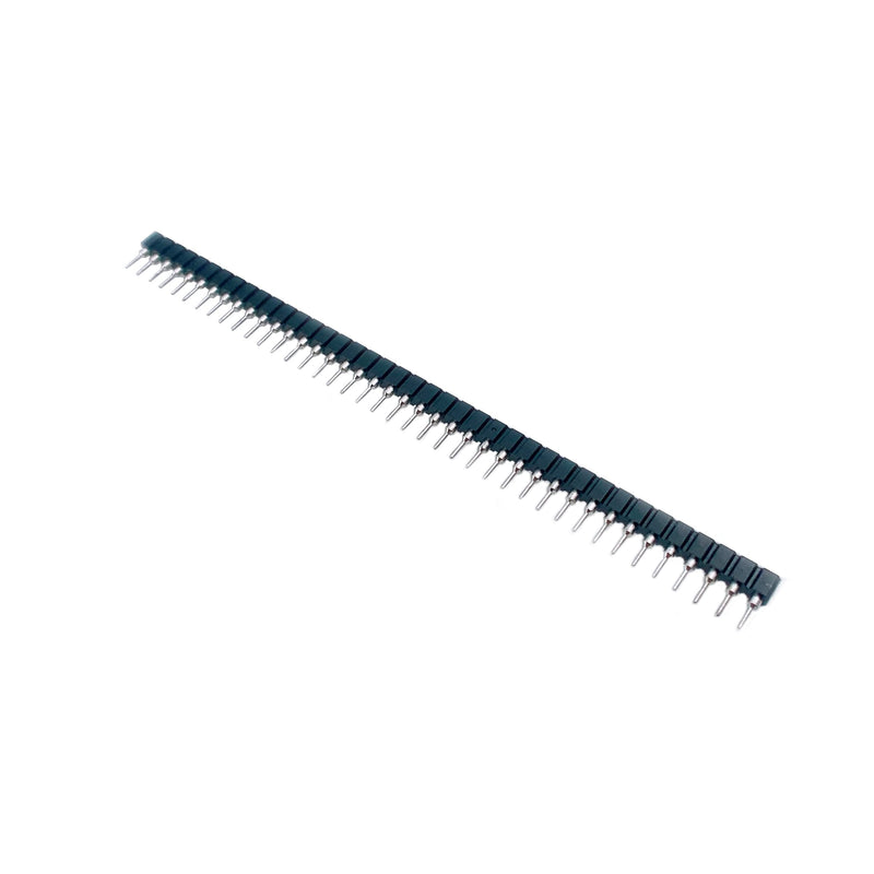 [Australia - AusPower] - 10sets Male and Female Single Row Double Head Round Row Needle Gold Plated Round Hole Row Round Hole Seat 2.54mm 1x40pin Spacing Used in Computer and Breadboard (10sets Male and Female) 10sets Male and Female 