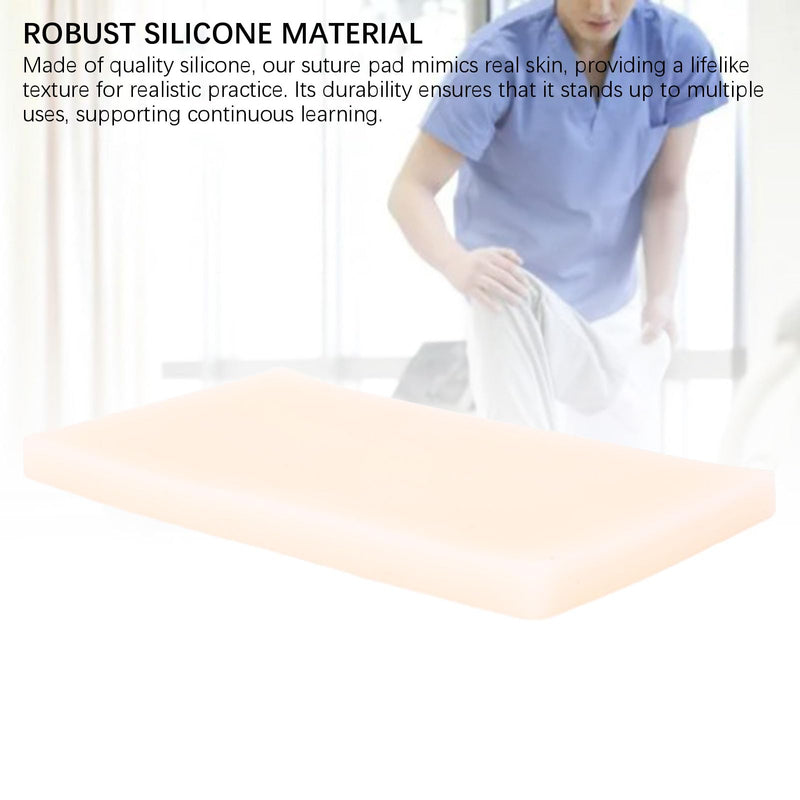 [Australia - AusPower] - Suture Practice Pad Realistic Silicone Skin Kit,Reusable Suturing Suture Pad, Suture Practice Pad for Medical and Veterinary Students,Gifts for Medical Students 
