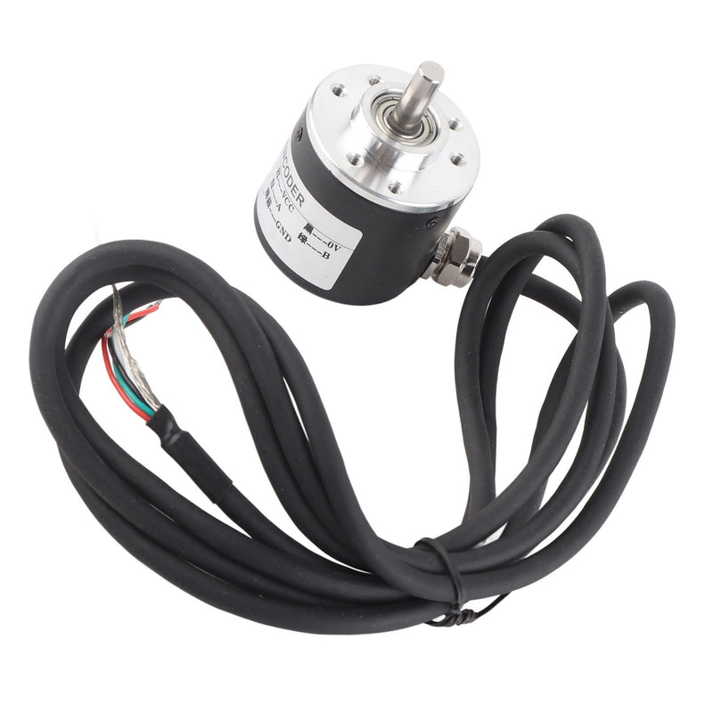 [Australia - AusPower] - 2Pcs Encoder 600 P/R Photoelectric Incremental Encoder 5 V-24 V AB 2-Phases Shaft 6 Mm 