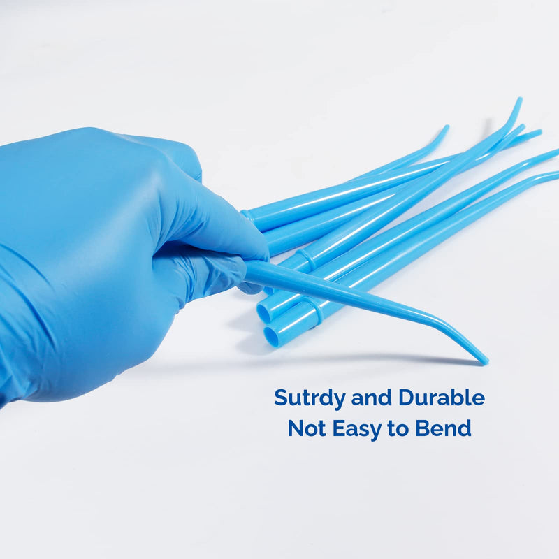 [Australia - AusPower] - JMU 100 Pcs Dental Surgical Aspirator Tips 1/16" Blue, Pack of 25, 4 Packs Blue-1/16" 