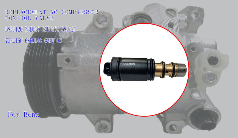 [Australia - AusPower] - AC Compressor Control Solenoid Valve for Mercedes Benz,Compatible with DENSO 6SEU12C 7SEU17 7SEU17C 5SE12C 7SEU16C 6SEU14C 6SEU16C for BENZ 