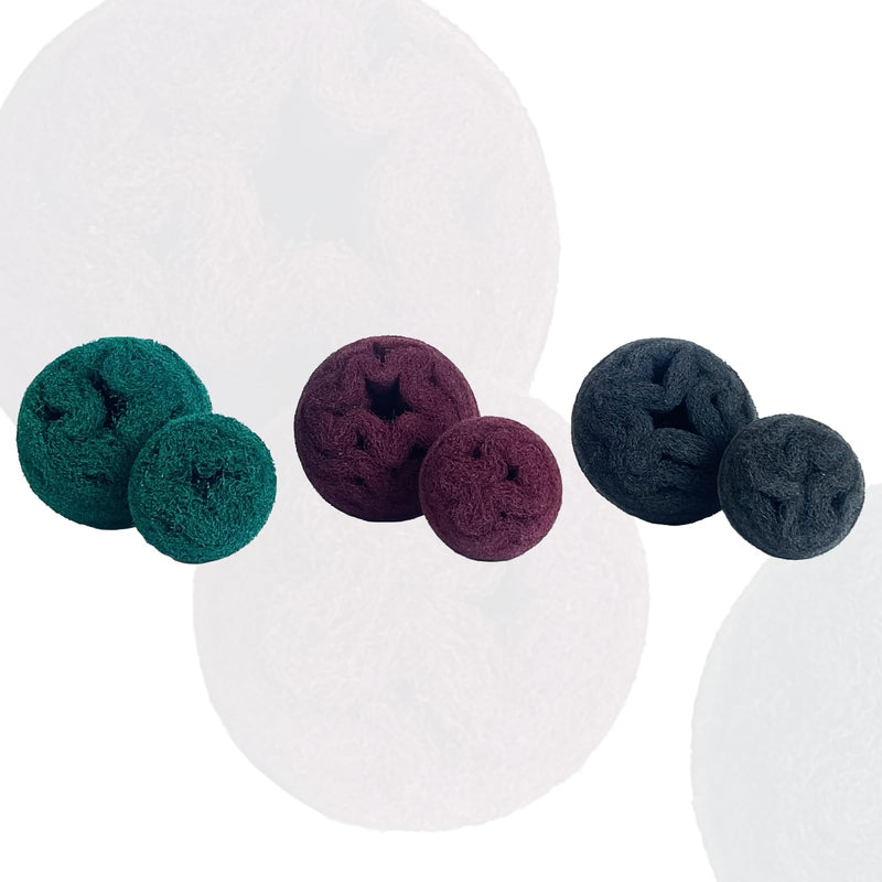 6PCS Non Woven Abrasive Buffing Polishing Wheel Drill Attachment Set,Scouring Pads Power Scrubber Cleaning Kit, Power-Operated Abrasive Wheels Red Green Gray 1/4” Hex Shank 320# 180# 800# 6