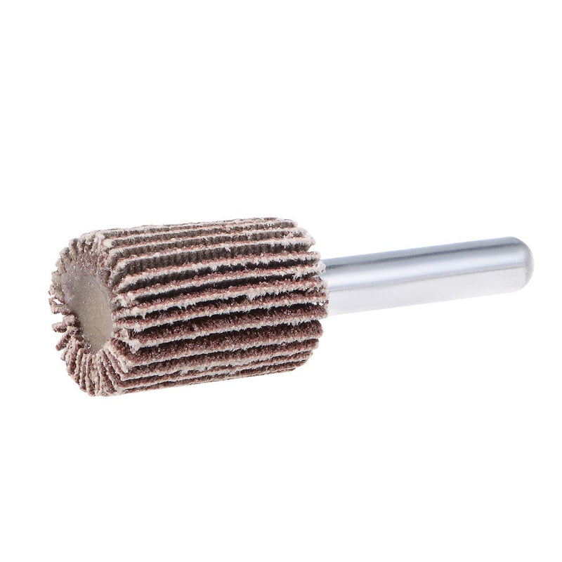 sourcing map 5 Pcs 3 Inch Flap Wheels Shaft Mounted Grinding Wheel 80 Grit