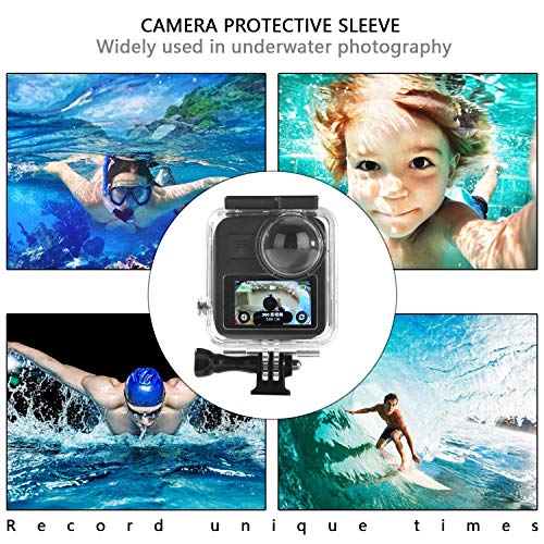 Waterproof Housing Case for Gopro Max Action Camera, Underwater Diving Protective Shell 30M with Bracket Accessories (Not for MAX 360 2025) MAX Waterproof Case