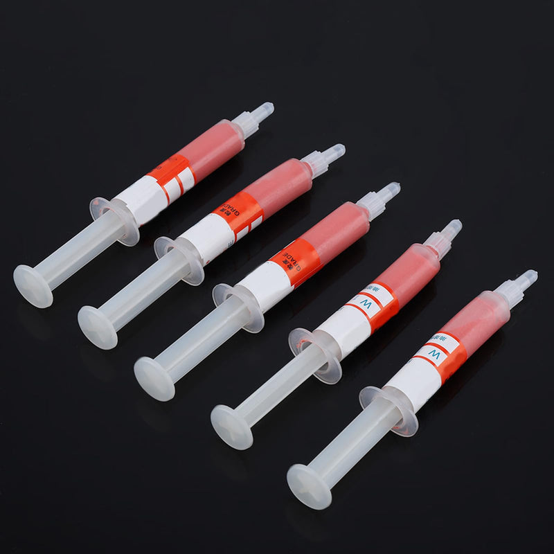 [Australia - AusPower] - KooingTech Pack of 5 diamond paste, diamond polishing paste, needle tube W1.5# 6000 grinding paste, diamond grinding polishing paste, cloth compound grinding paste 