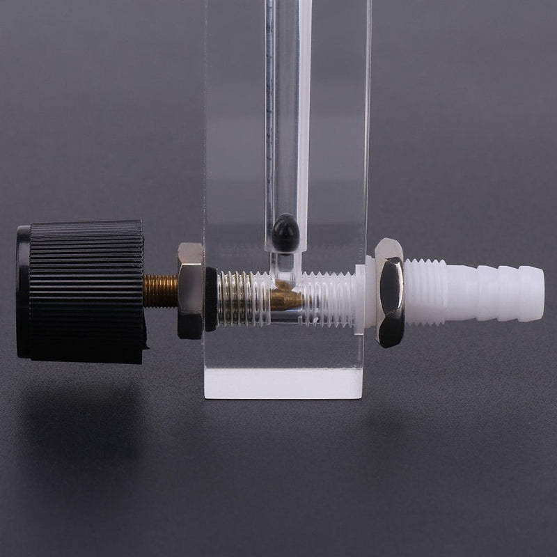 [Australia - AusPower] - Oxygen Air Flow Meter, LZQ-7 Gas Flow Meter 1-10LPM Flow Meter with Control Valve for Oxygen/Air/Gas, 8mm Hose Barb 
