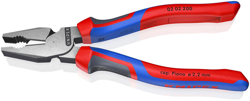 KNIPEX Tools - High Leverage Combination Pliers, Multi-Component (202200), 8 inches