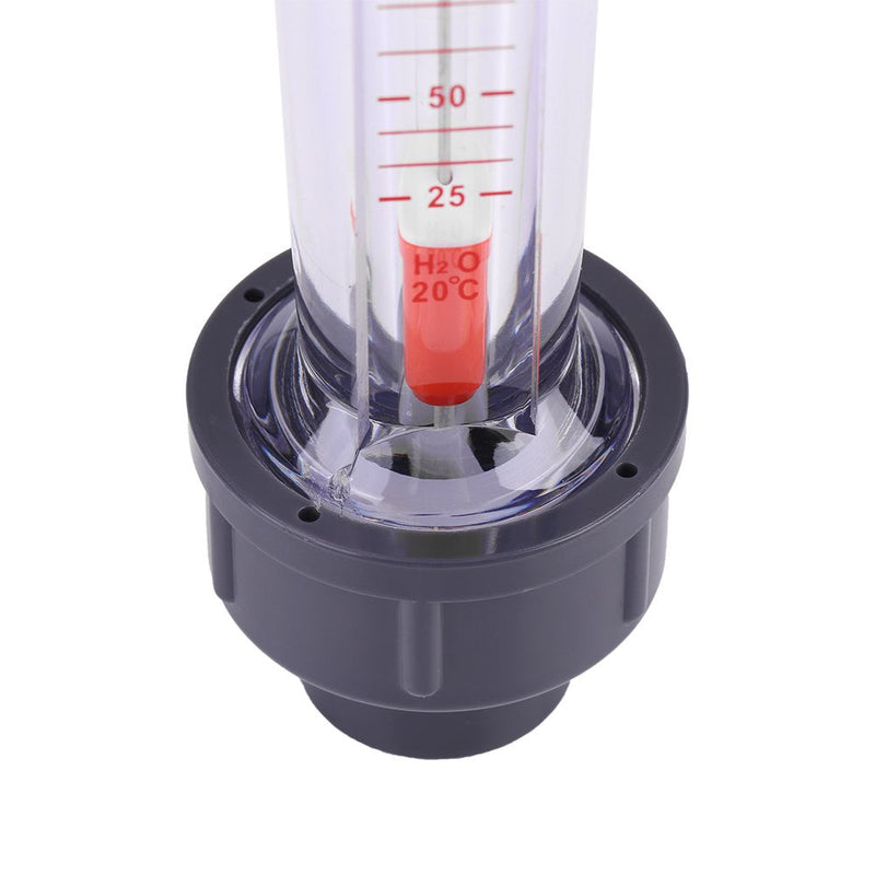 [Australia - AusPower] - Rotameter, Flow Meter Water Flow Meter Plastic Tube Type 25-250L/H Instantaneous Water Flow Meter Flowmeter 