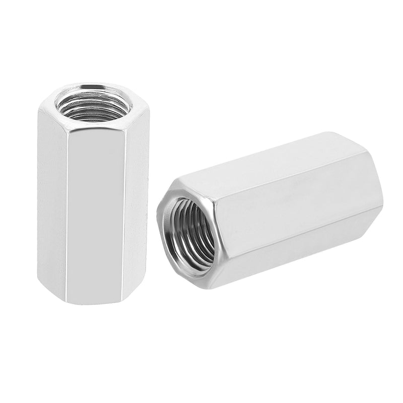 [Australia - AusPower] - MECCANIXITY Hex Coupling Nuts M10 x 1mm Fine Thread 30mm Length Sleeve Stud Rod Adapters Pipe Connectors Pack of 15 M10x30mm 