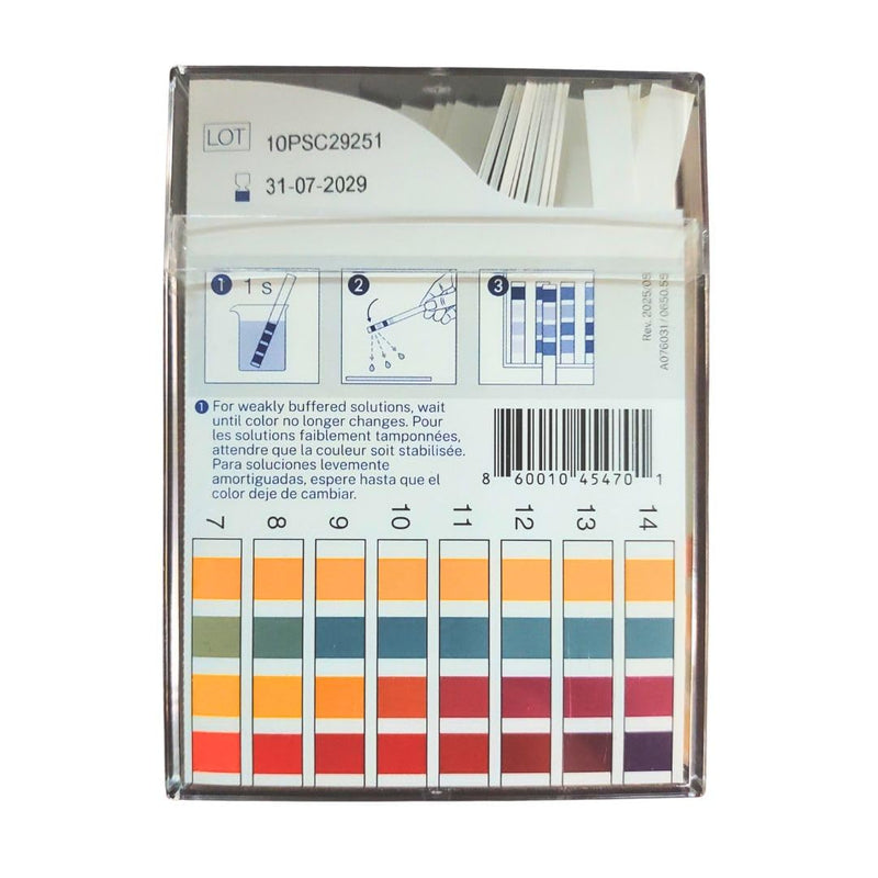[Australia - AusPower] - pH Fix Indicator Strips 0-14, Quick and Accurate Result, 100 Bleed-Free Test Strip. Made in Germany. Safe, Easy pH Testing for Laboratory, Industrial, Professional, & Beginner Use 