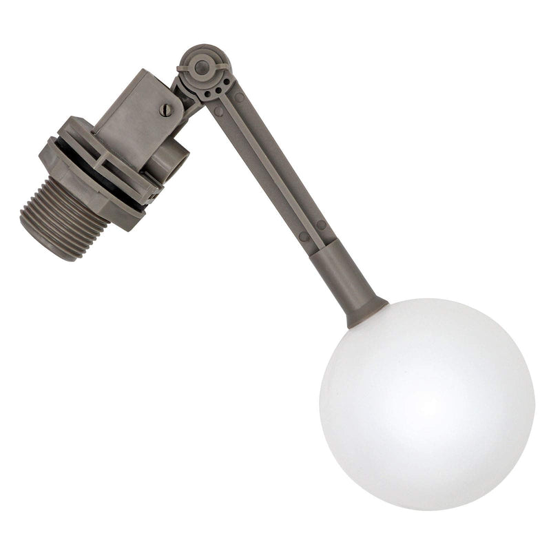 2 Pieces 1 Inch Water Float Valve with Adjustable Arm Automatic Fill Float Ball Valve for Livestock Water Tank Fountains