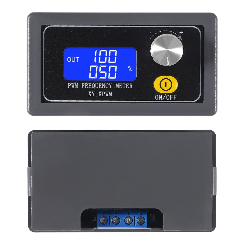[Australia - AusPower] - 2pcs Signal Generator XY-KPWM 1-Channel 1Hz-150KHz PWM Pulse Frequency Generator DC 3.3V-30V 5-30mA Function Generator Duty Cycle Square Wave Generator Adjustable Module LCD Display 