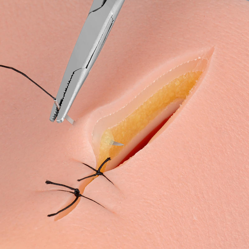 [Australia - AusPower] - DIY Suture pad with Sturdy 5 Layers and Tensioned Arch System for DIY Wounds for Medical and Veterinary Students to Practice Suture Techniques on Silicone Skin Pad 