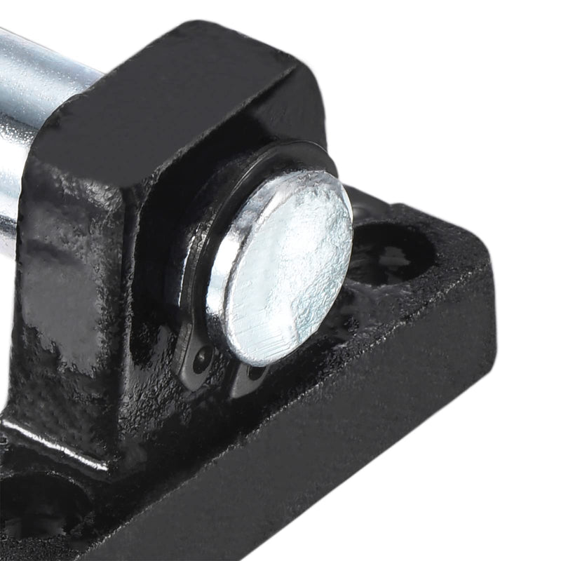 [Australia - AusPower] - PATIKIL 50x50x32mm Air Cylinder Pneumatic Rod Pivot Clevis Mounting Bracket Rear Mount Part, Black 50 x 50 x 32mm 