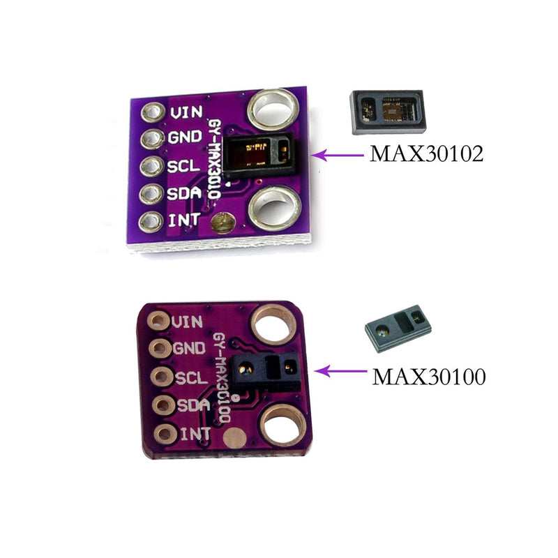 [Australia - AusPower] - MAX30102 Low Power Heart Rate Click Sensor Breakout Board Module for Arduino Pulse Oximetry Solution SpO2 Replace MAX30100 