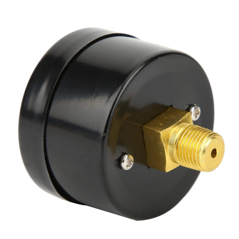 Air Compressor Pressure Gauge, Pressure Gauge for Air Compressor 180 PSI/12Bar, Compressed Air Pressure Gauge for Compressor 42 mm Diameter for Screw Compressors, Piston Compressors