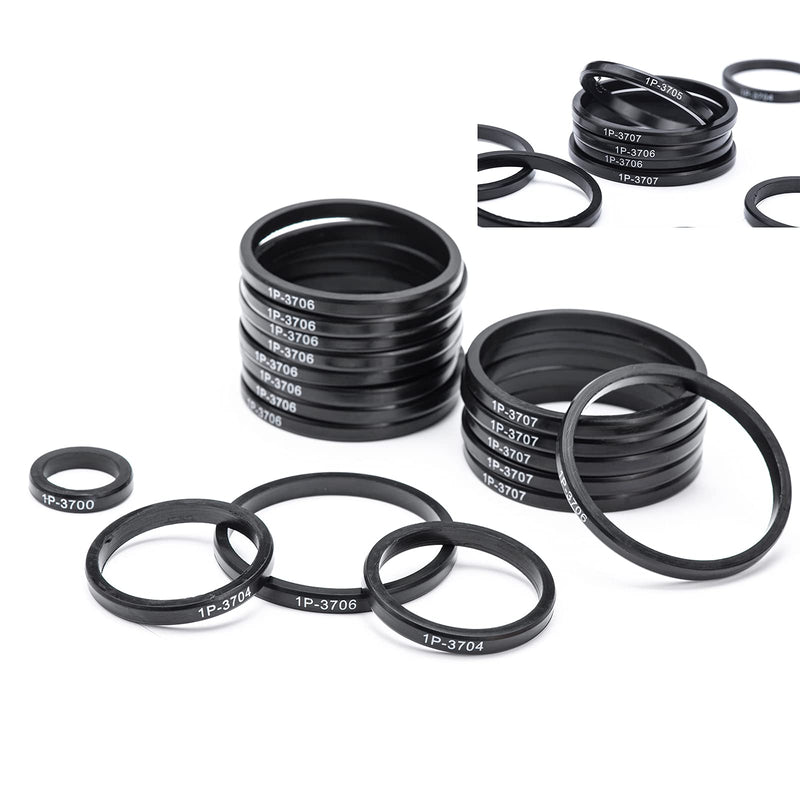 [Australia - AusPower] - BUSY-CORNER 4C-4784 Print D-Ring Kit, Nitrile 90, Hydraulic Hose Fitting Drings, Fits CAT Caterpillar Excavator 2701535 4C4784 Replacement 