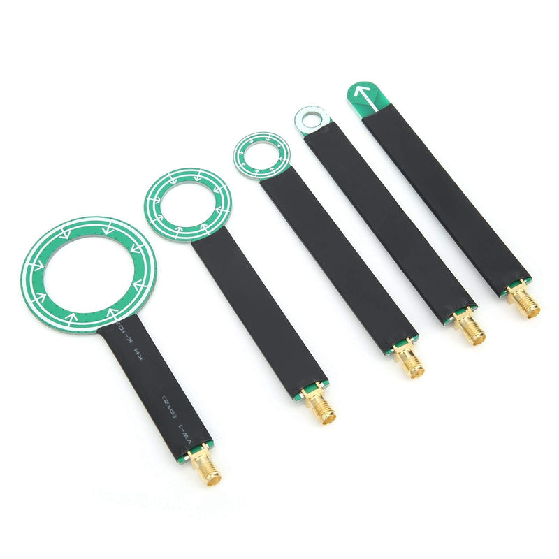 Magnetic Field Antenna, 5 Pieces PCB Near Field Antenna, Magnetic Field Probe EMC EMI Tool Accessories for Electronic Components, Radio Antennas