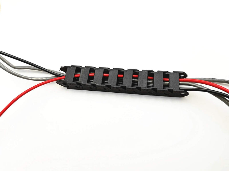 [Australia - AusPower] - R18 10mm x 15mm?inner Hinner W?Black Plastic Cable Wire Carrier Drag Chain 1M Length for CNC (Black-R18, 10X15) Black-R18 