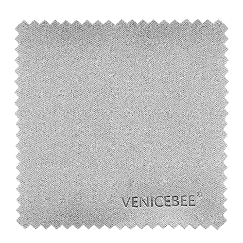 VENICEBEE® Archangel St. Michael Saint Medal Pendant Protection Cross Sword Shield Christian Sacramental Necklace Solid 925 Sterling Silver + Black Velvet Pouch, Polishing Cloth, Fine Gift Box